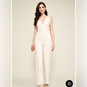 Tadashi Shoji Bridal Lace Jumpsuit